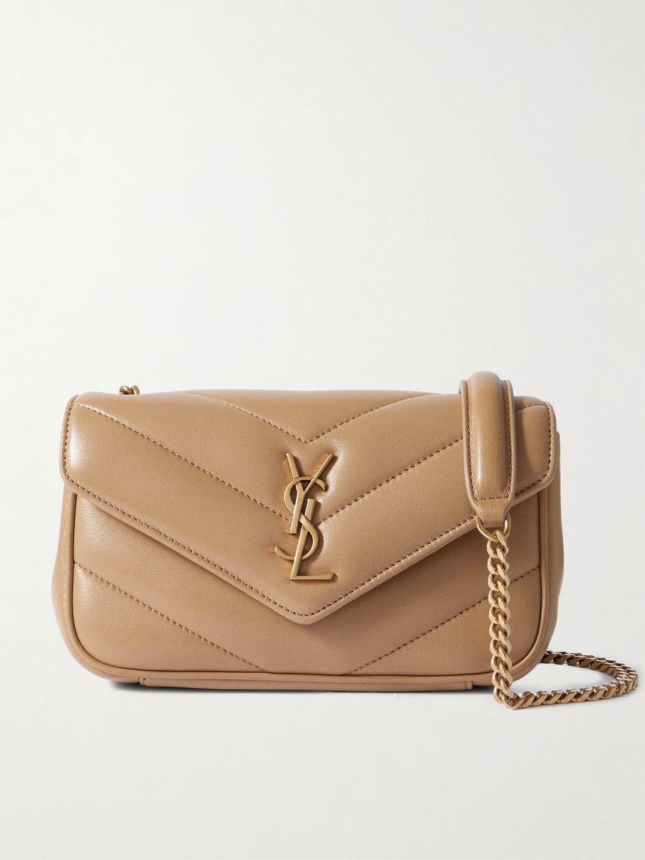 Loulou mini matelassè leather shoulder bag by SAINT LAURENT