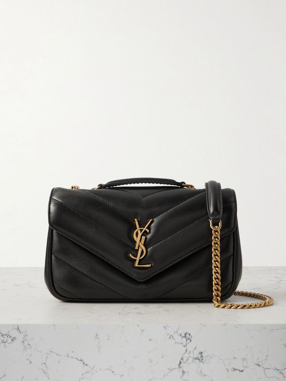 Loulou small matelassé leather shoulder bag by SAINT LAURENT