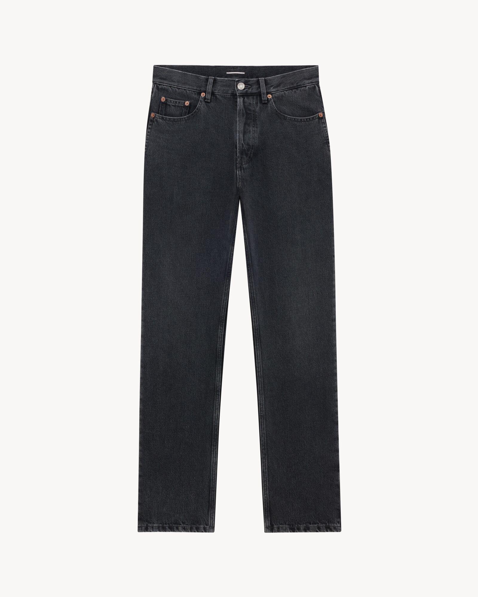 MICK long jeans in westwood black denim by SAINT LAURENT