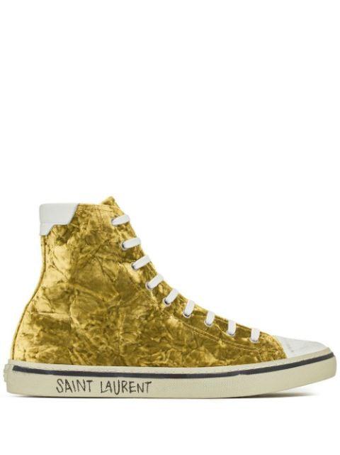 Malibu high-top sneakers by SAINT LAURENT