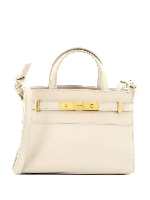 Manhattan Handbag Leather Nano shoulder bag by SAINT LAURENT 