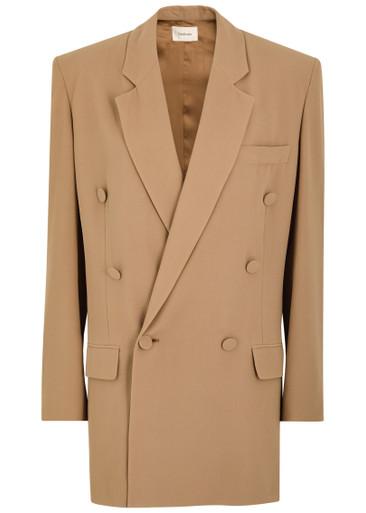 Manteau Oversized silk-chiffon blazer by SAINT LAURENT