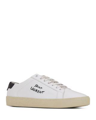 Men's Court Classic Sl/06 Embroidered Sneakers by SAINT LAURENT