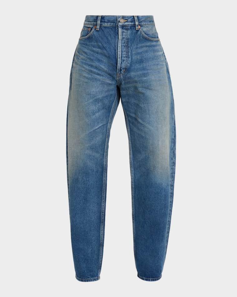 Men's High Rise Barrel-Leg Jeans by SAINT LAURENT