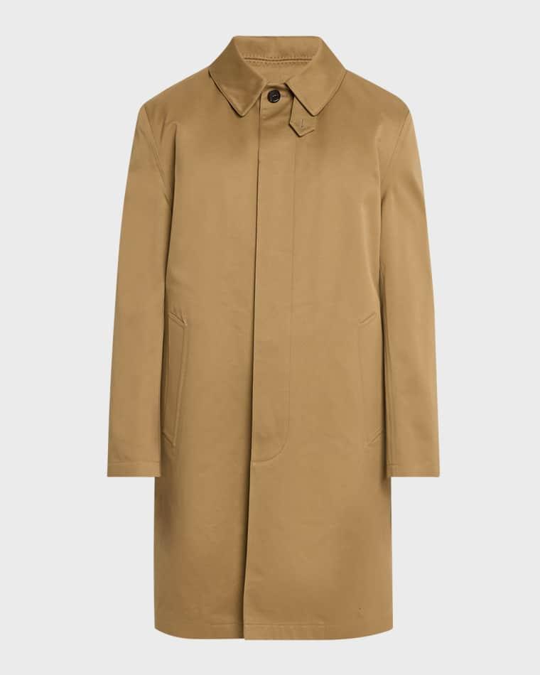 Men's Mac Gabardine Coat by SAINT LAURENT