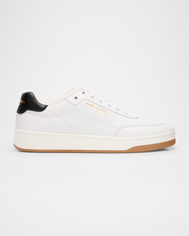 Men's SL/61 Leather Low-Top Sneakers by SAINT LAURENT