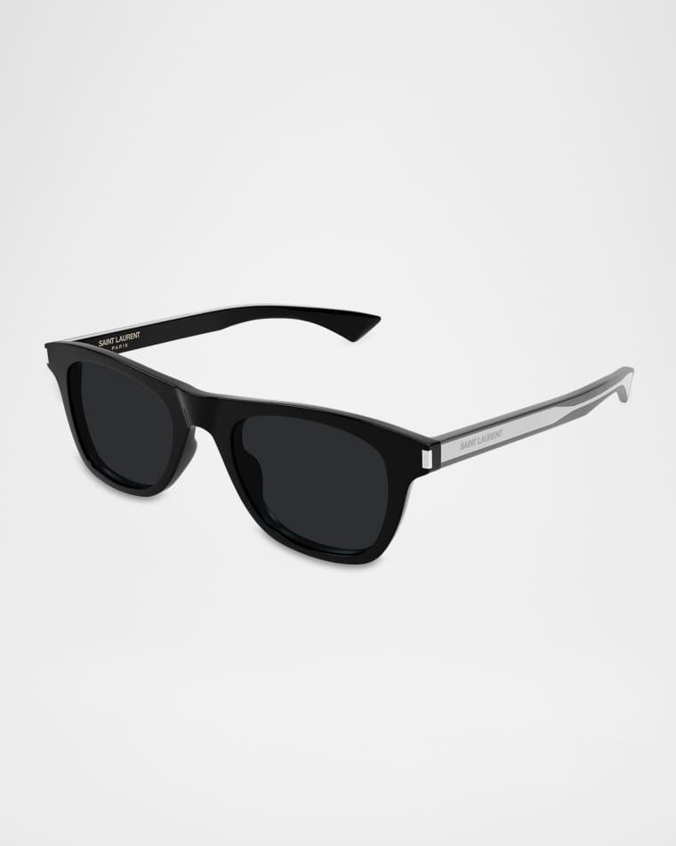Men's SL 879-001 Acetate Square Sunglasses by SAINT LAURENT