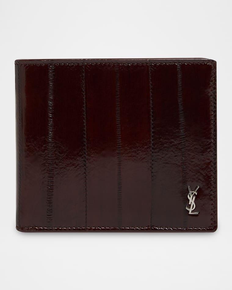 Men's Tiny Cassandre Bi-Fold Wallet by SAINT LAURENT