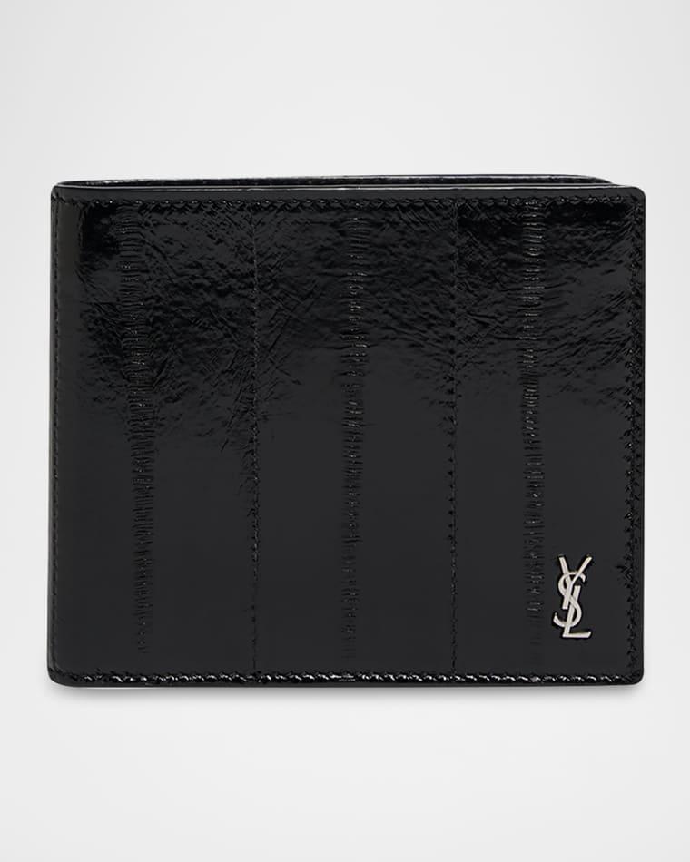 Men's Tiny Cassandre Bi-Fold Wallet by SAINT LAURENT
