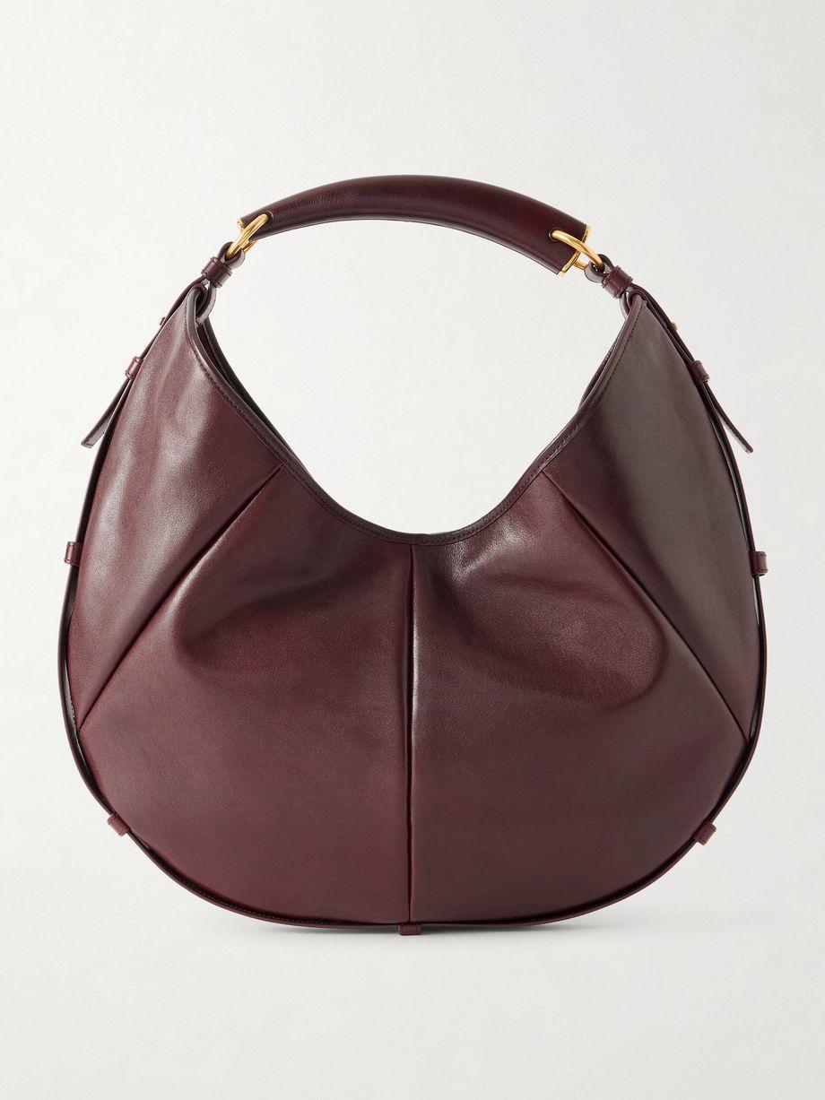 Mombasa paneled leather shoulder bag by SAINT LAURENT