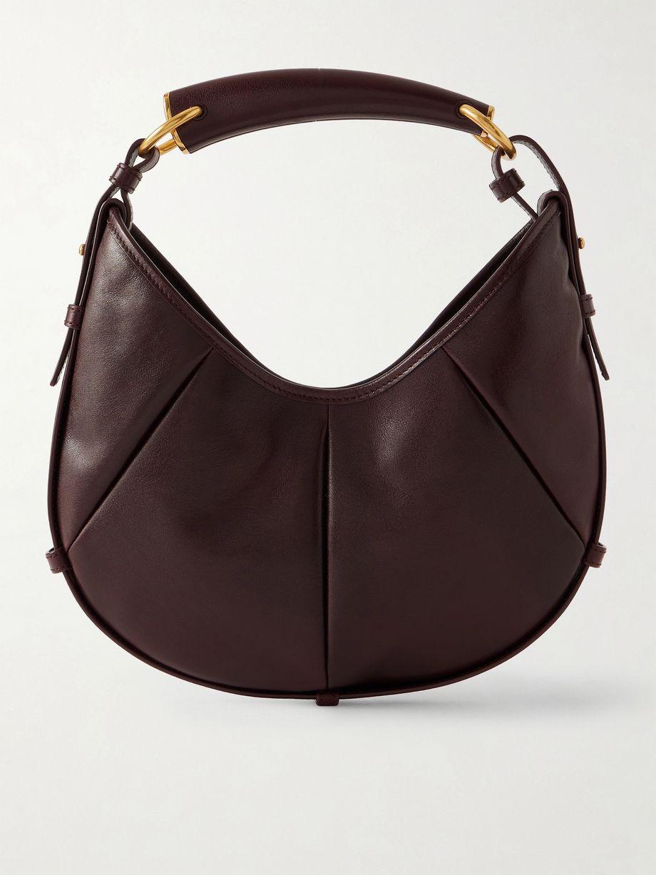 Mombasa paneled leather shoulder bag by SAINT LAURENT