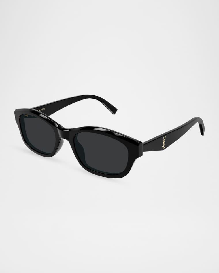 Monogram 53mm Rectangular Sunglasses by SAINT LAURENT