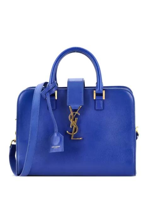 Monogram Cabas Leather Baby satchel by SAINT LAURENT 