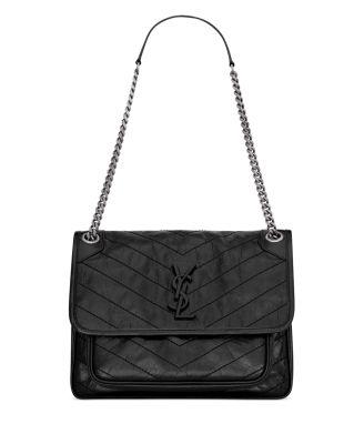 Niki Medium Shoulder Bag in Vintage Leather by SAINT LAURENT