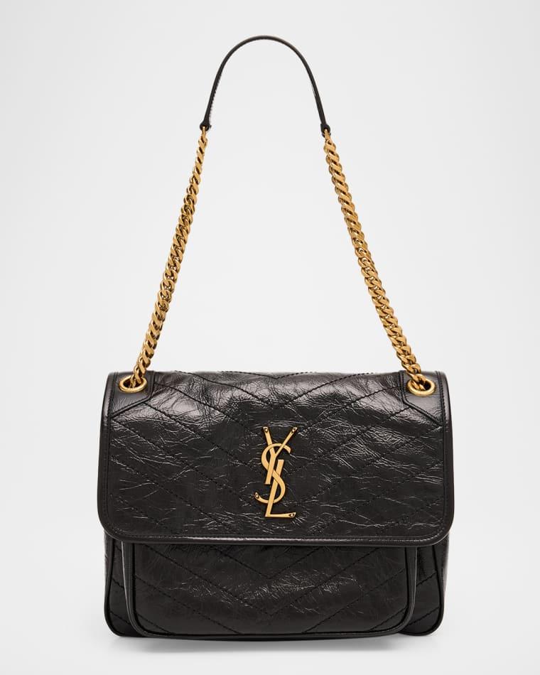 Niki Medium YSL Shoulder Bag in Vintage Leather by SAINT LAURENT