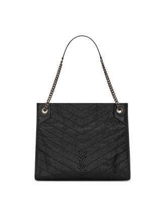 Niki Shopping Bag in Vintage Leather by SAINT LAURENT