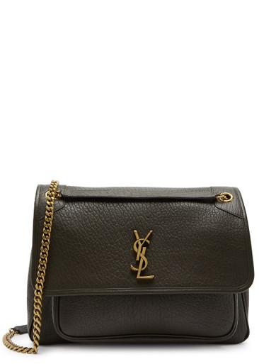 Niki large leather shoulder bag by SAINT LAURENT