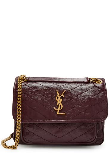 Niki medium patent leather shoulder bag by SAINT LAURENT