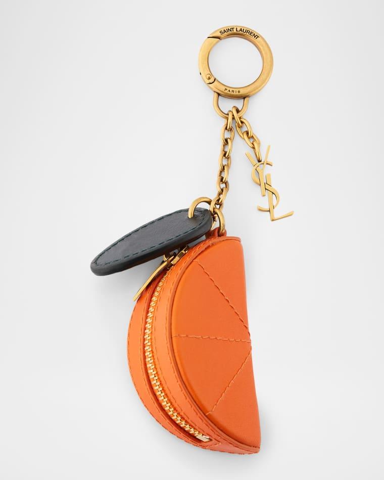 Orange Wedge Key Ring Charm by SAINT LAURENT