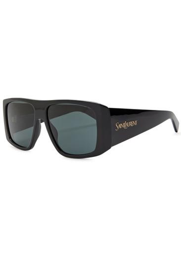 Oversized square-frame sunglasses by SAINT LAURENT