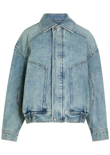 Panelled denim jacket by SAINT LAURENT
