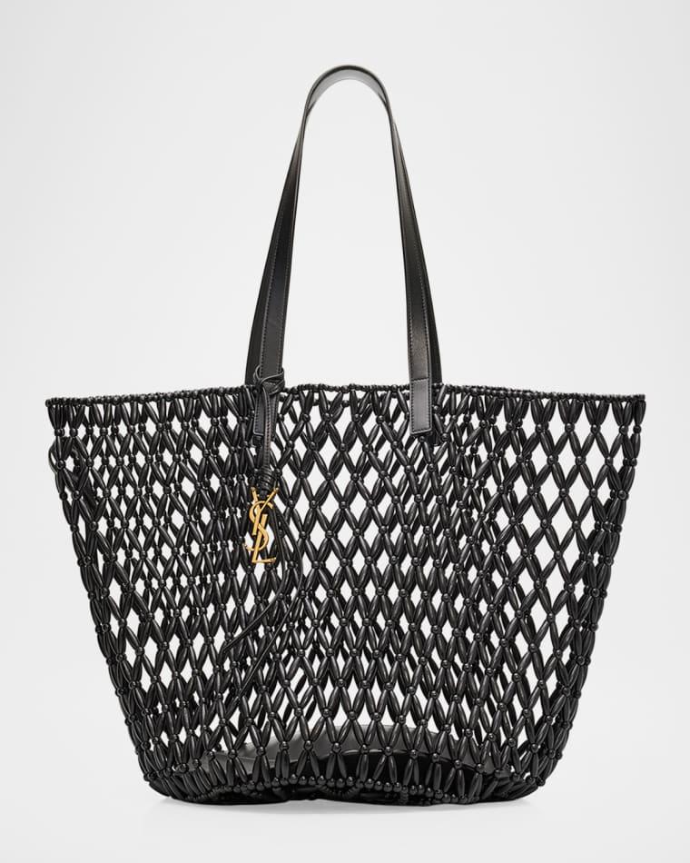 Panier Medium Beaded Tote Bag by SAINT LAURENT