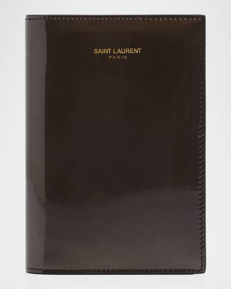 Patent Leather Passport Holder by SAINT LAURENT