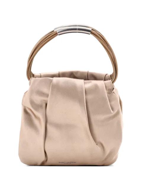 Pochon Top Handle Bag Satin Mini satchel by SAINT LAURENT 