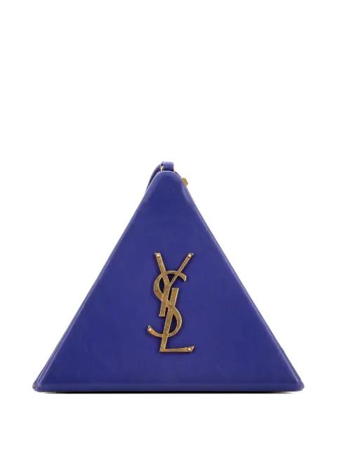 Pyramid Box Bag Leather Small clutch bag by SAINT LAURENT 