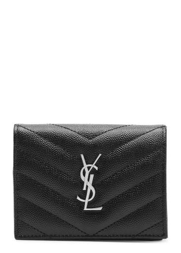 Quilted leather wallet by SAINT LAURENT