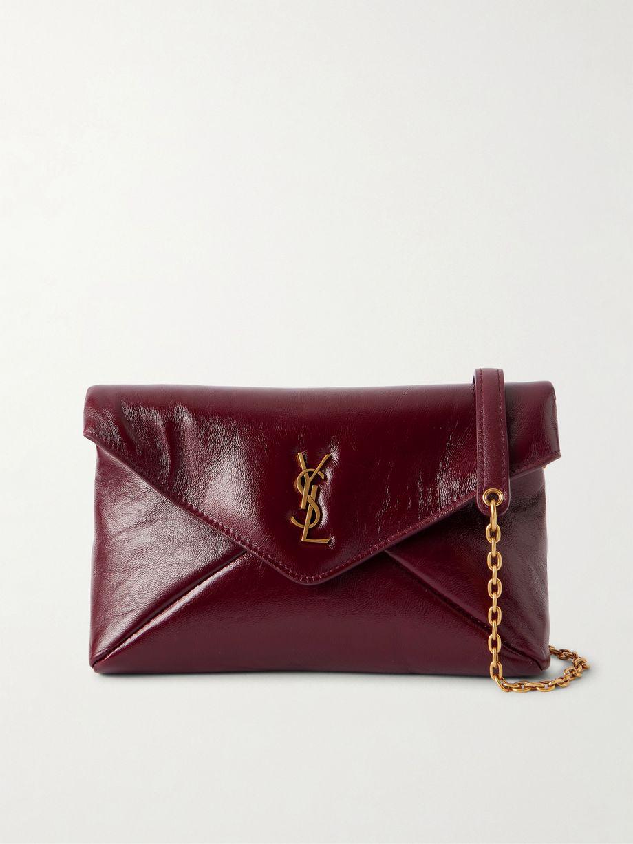 Recode Cassandre leather shoulder bag by SAINT LAURENT