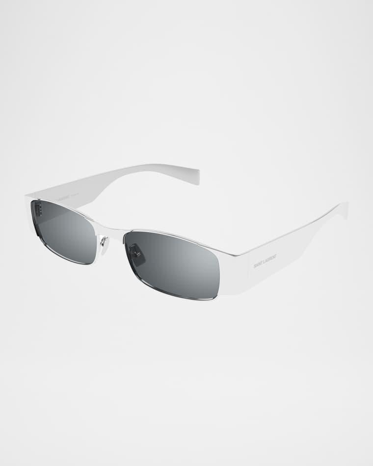 Rectangular Metal Sunglasses by SAINT LAURENT