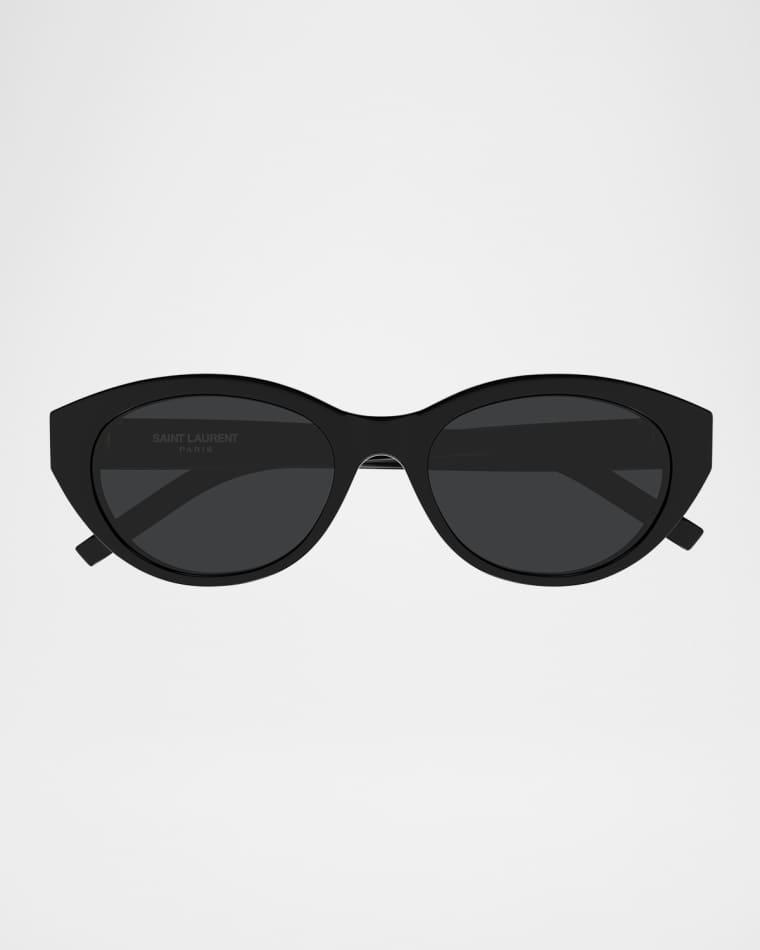 Recycled Acetate Round Sunglasses by SAINT LAURENT