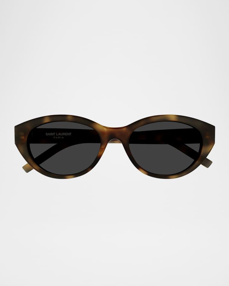 Recycled Acetate Round Sunglasses by SAINT LAURENT