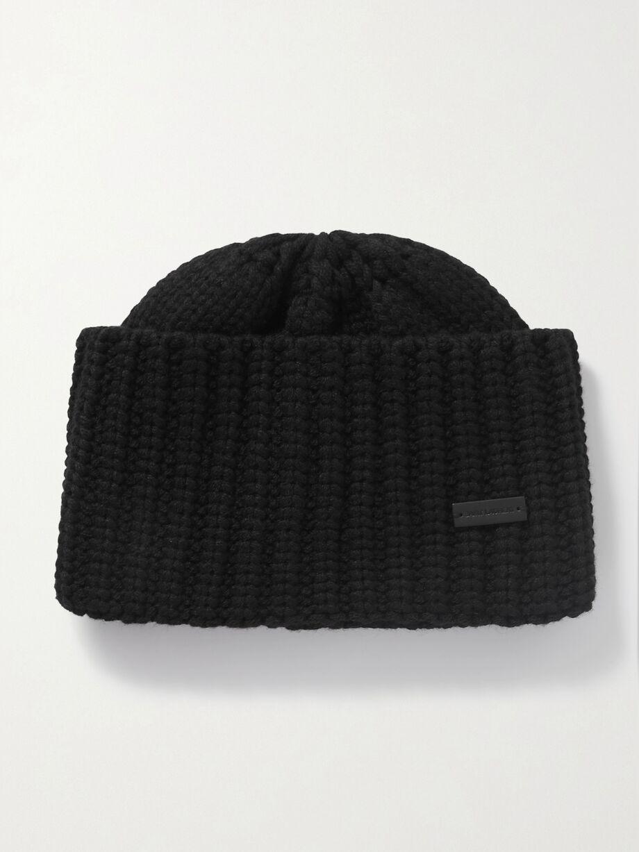 Ribbed cashmere beanie by SAINT LAURENT
