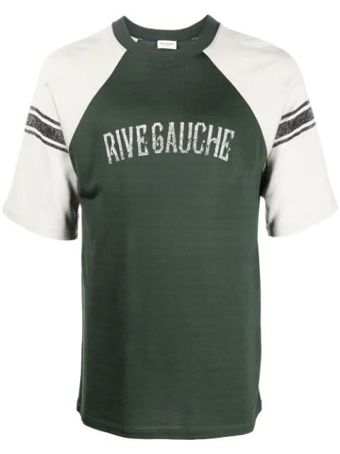 Rive Gauche Raglan T-shirt by SAINT LAURENT