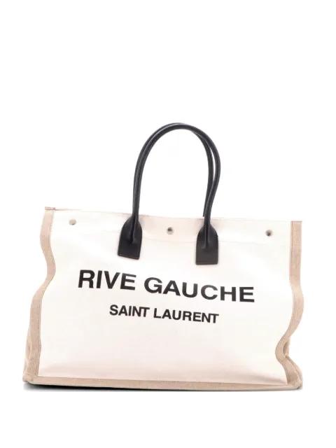 Rive Gauche Shopper Canvas Large tote bag by SAINT LAURENT 