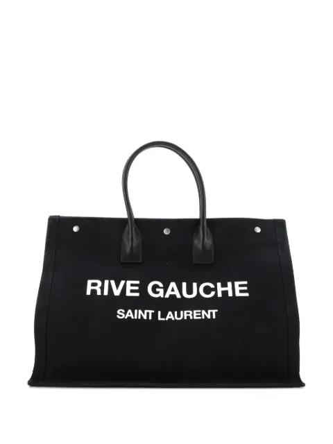 Rive Gauche Shopper Canvas Large tote bag by SAINT LAURENT 