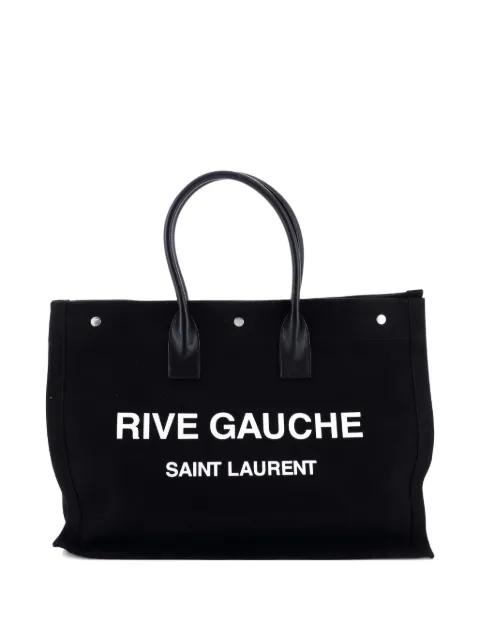 Rive Gauche Shopper Canvas Large tote bag by SAINT LAURENT 
