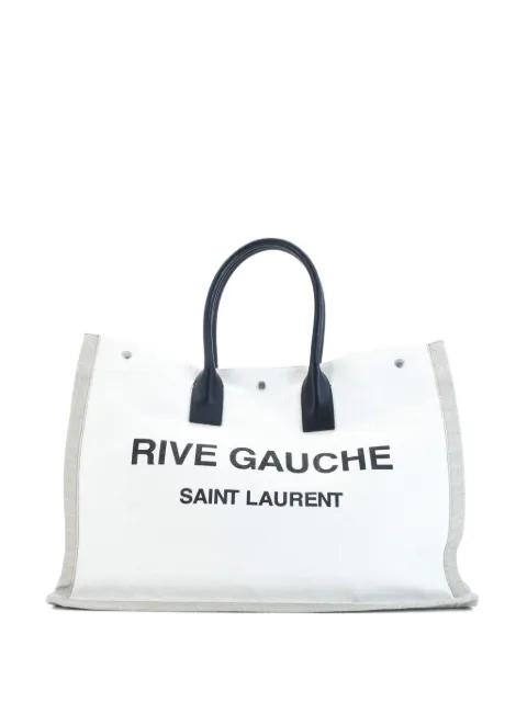Rive Gauche Shopper Canvas Large tote bag by SAINT LAURENT 