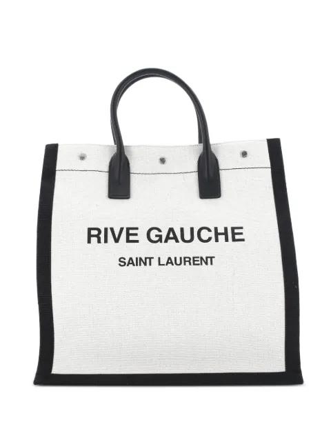 Rive Gauche Shopper Canvas Tall tote bag by SAINT LAURENT Rive Gauche Shopper Canvas Tall tote bag by SAINT LAURENT