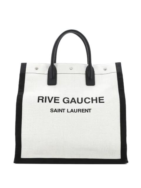 Rive Gauche Shopper Canvas Tall tote bag by SAINT LAURENT Rive Gauche Shopper Canvas Tall tote bag by SAINT LAURENT