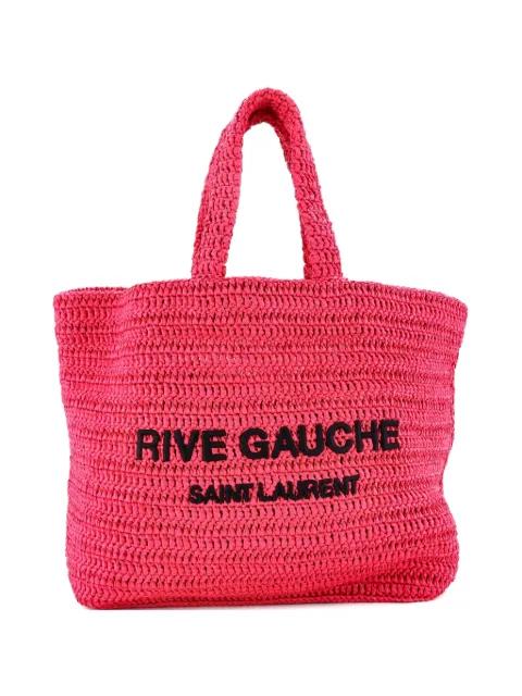 Rive Gauche Supple Raffia tote bag by SAINT LAURENT 