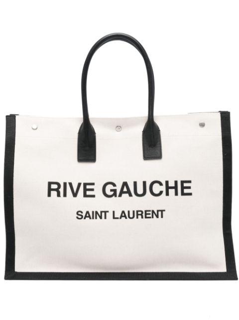 Rive Gauche leather tote bag by SAINT LAURENT