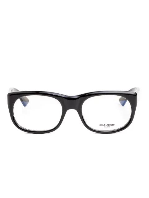 Romy square-frame glasses by SAINT LAURENT
