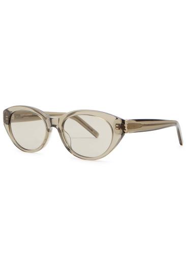 Round-frame sunglasses by SAINT LAURENT