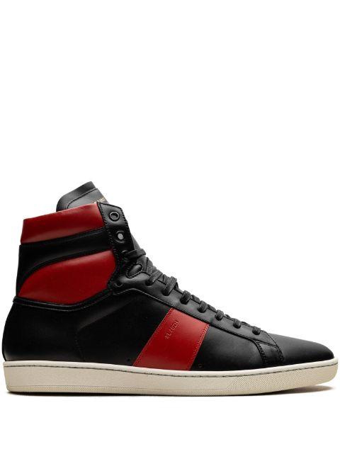 SL-02H High "Black Red" sneakers by SAINT LAURENT
