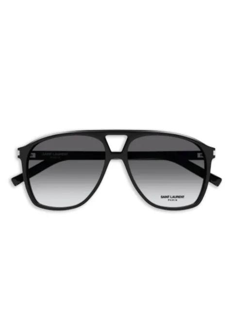 SL 596 Dune oversized pilot-frame sunglasses by SAINT LAURENT
