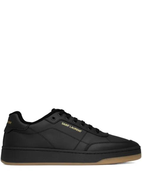 SL/61 leather logo sneakers by SAINT LAURENT