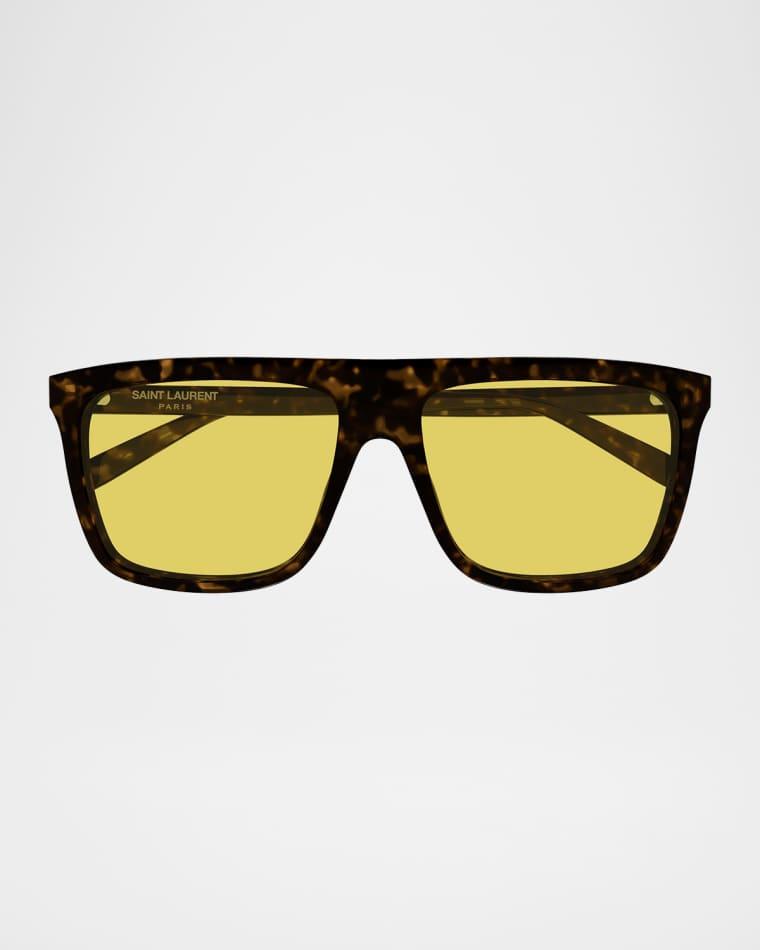 SL 904 Acetate Semi-Shield Sunglasses by SAINT LAURENT